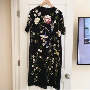 ASOS embroidered dress